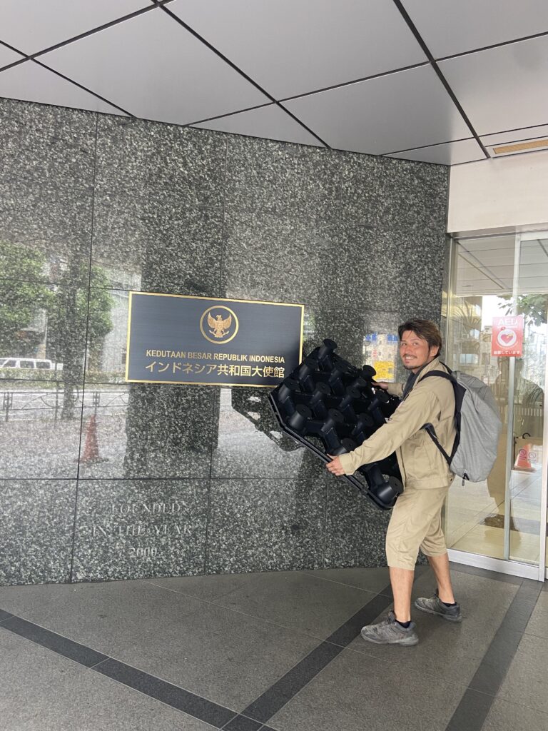 二回目のインドネシア共和国大使館訪問!