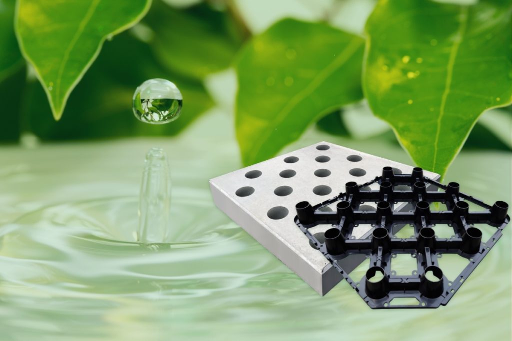 画像:透水性で環境に優しい